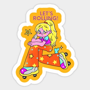 Let’s rolling Sticker